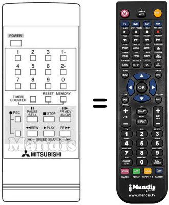 Replacement remote control 939P-15703 Replacement remote control 939P-15703