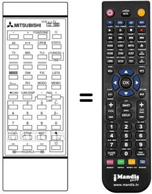 Replacement remote control 939P-21201 Replacement remote control 939P-21201