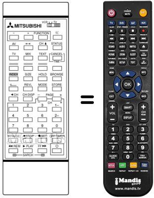 Replacement remote control 939P-212010 Replacement remote control 939P-212010