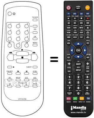 Replacement remote control Daewoo STVB-220