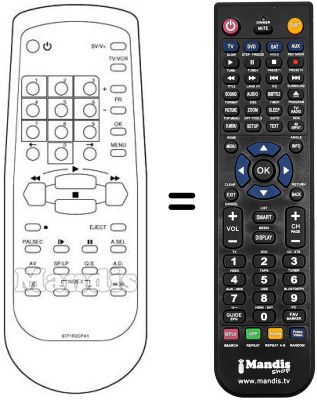 Replacement remote control 97P1R2CPA1