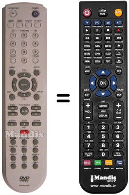 Replacement remote control 97P1RA2FB