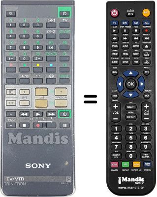 Replacement remote control Sony KV-DX 271 TU