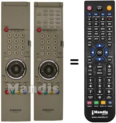 Replacement remote control Samsung WS 32A108P