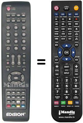 Replacement remote control Edision ARGUS MINI T