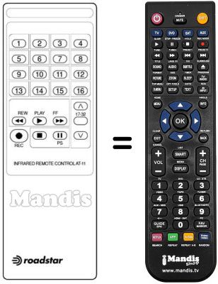 Replacement remote control AT 11