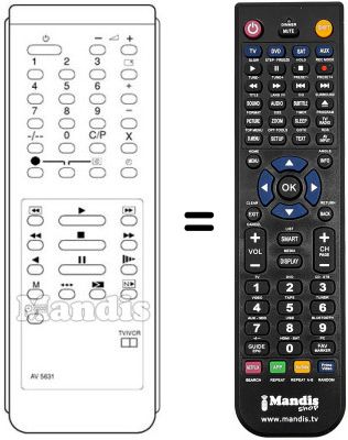 Replacement remote control AV 5631