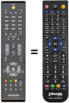 Replacement remote control B8080124-1