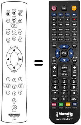 Replacement remote control BC 1002 Replacement remote control BC 1002