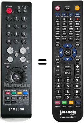 Replacement remote control Samsung 2032 MW
