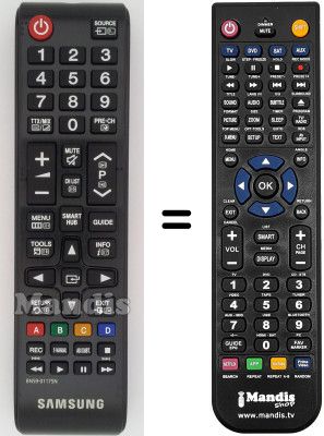 Replacement remote control Samsung PS 50B430