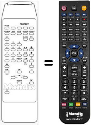 Replacement remote control RC 51331