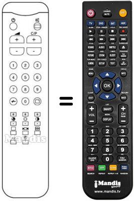 Replacement remote control 3F14-00032-330