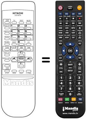 Replacement remote control CLE 921 A
