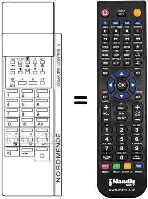 Replacement remote control 583.559 Replacement remote control 583.559