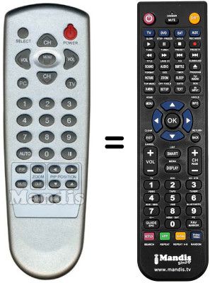 Replacement remote control Sliding ST-1703W