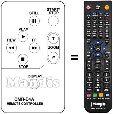 Replacement remote control CRM-E4A