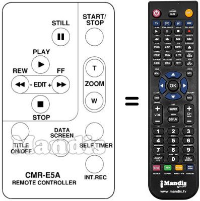 Replacement remote control CRM-E5A
