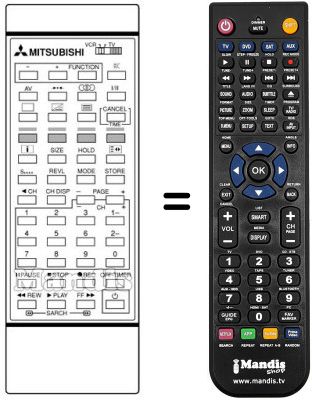 Replacement remote control CT 2355 Replacement remote control CT 2355