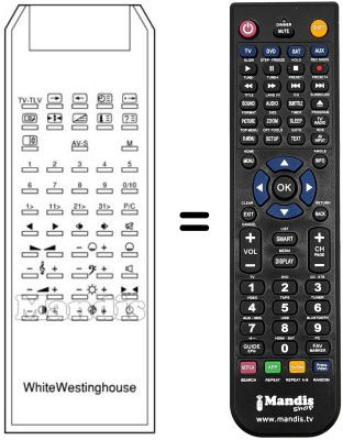Replacement remote control DIGICOMPUTER
