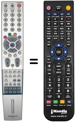 Replacement remote control Humax LIT 26 DTT
