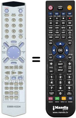 Replacement remote control E6900-X020A
