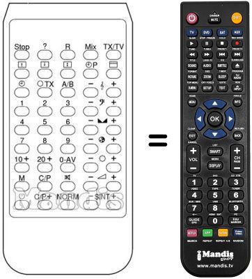 Replacement remote control EPM 30