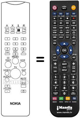Replacement remote control ES 1 (MOUSE REMOTE)