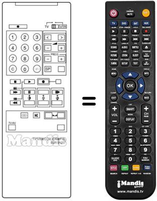 Replacement remote control EUR 51207