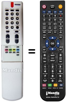 Replacement remote control Funai F 20 LCTE