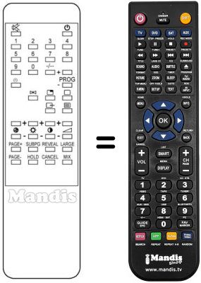 Replacement remote control Watson FA 2876