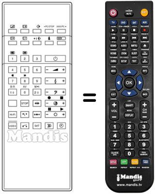 Replacement remote control 755167