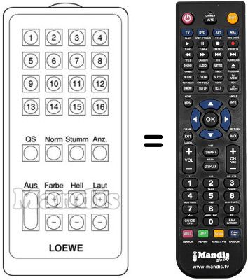 Replacement remote control FB 12
