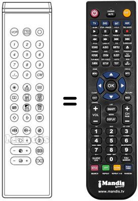 Replacement remote control FB 91 Replacement remote control FB 91