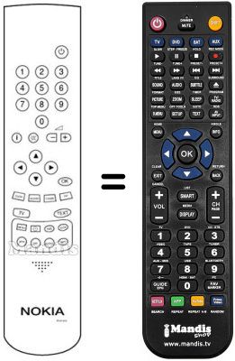 Replacement remote control Ingelen FP 82 F 7 Replacement remote control Ingelen FP 82 F 7