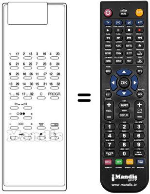 Replacement remote control FS 1 / 4
