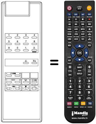 Replacement remote control FS 4 PR