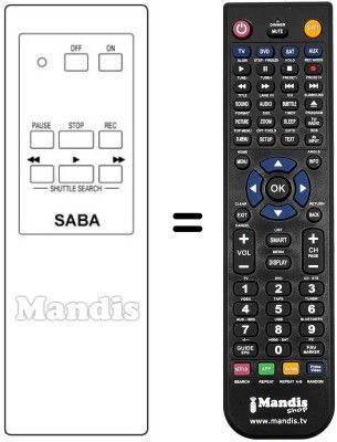 Replacement remote control FS 604