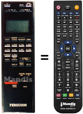 Replacement remote control FV 22 L Replacement remote control FV 22 L