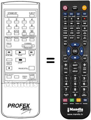 Replacement remote control HQS-200