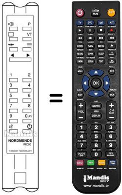 Replacement remote control IMC 60 Replacement remote control IMC 60