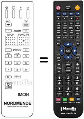 Replacement remote control IMC 64 Replacement remote control IMC 64