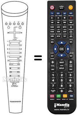 Replacement remote control IMC 702 Replacement remote control IMC 702
