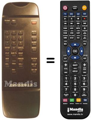 Replacement remote control JSR-5500 P.I.P