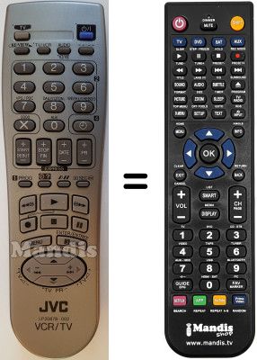 Replacement remote control JVC HR-J770 EU