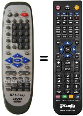 Replacement remote control JX-2006 B