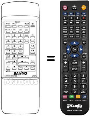 Replacement remote control 1AV0U10B03100