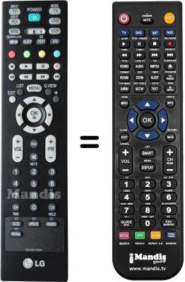 Replacement remote control LG 32 LC 43