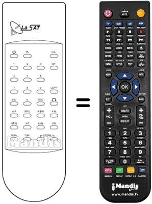 Replacement remote control LS 500