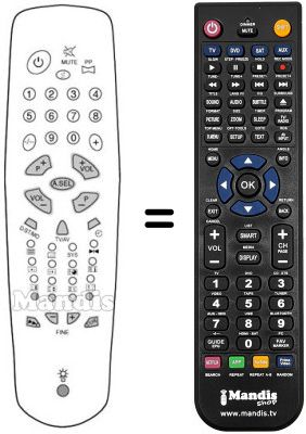 Replacement remote control Sound Color MZ-2810